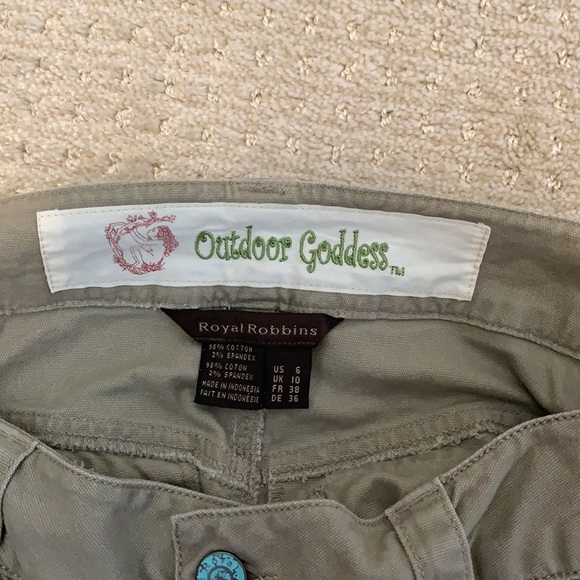 Beige/Tan Royal Robbins skirt sz 6. Quality cotton - Picture 7 of 7